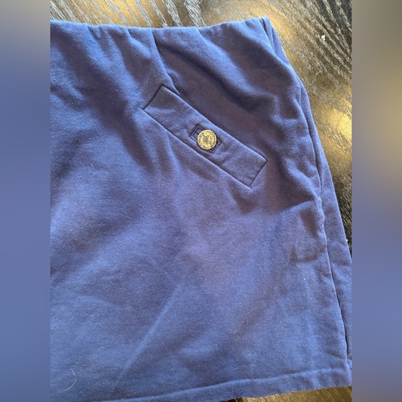 Lilly Pulitzer Madison Skort Size Large Navy Blue With Gold Accent Buttons - Picture 6 of 14